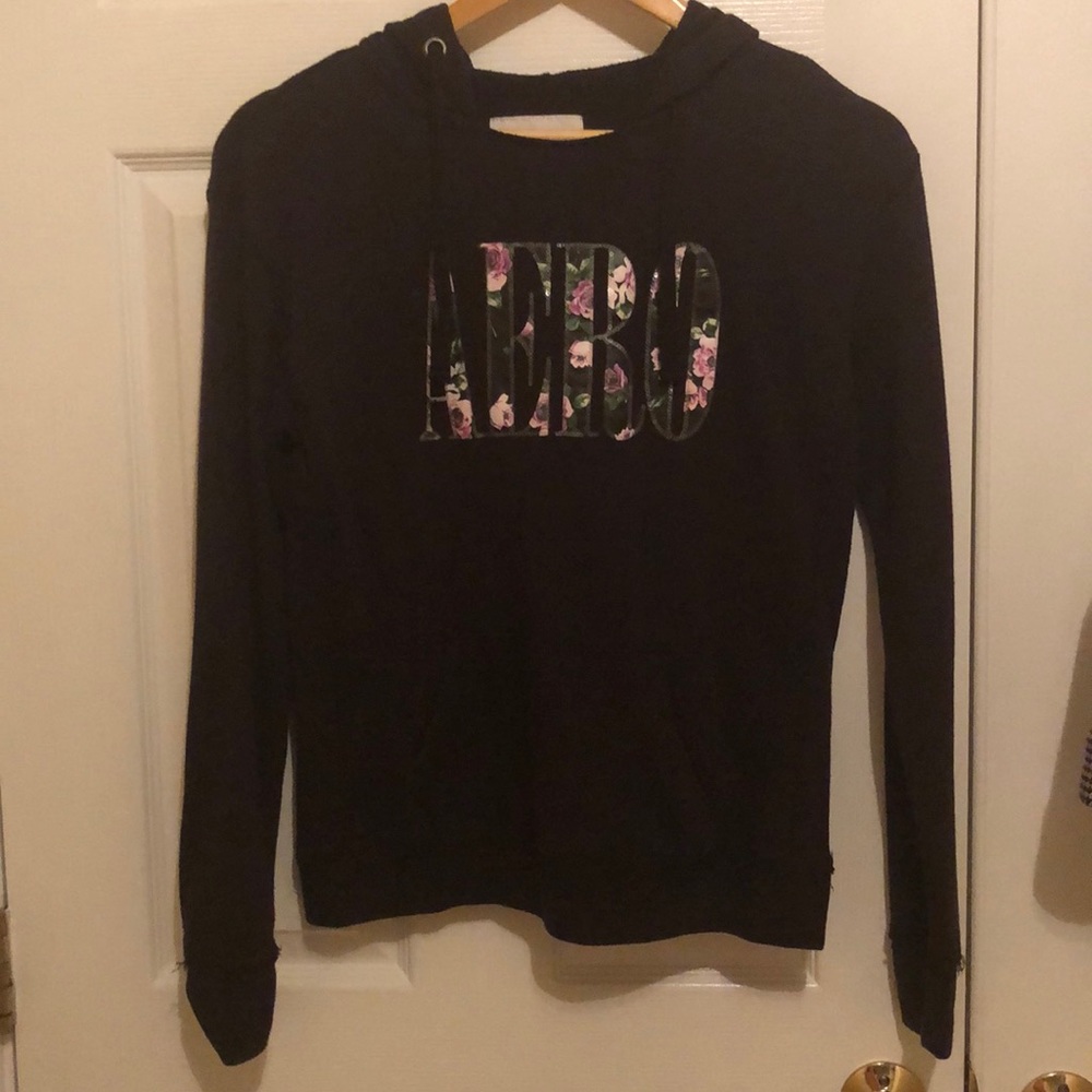 Aeropostale foral sweatshirt